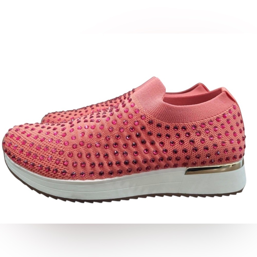 Kenneth Cole Reaction Rhinestone Cameron Jewel Women's Slip-On Sneakers 6 - Picture 4 of 4